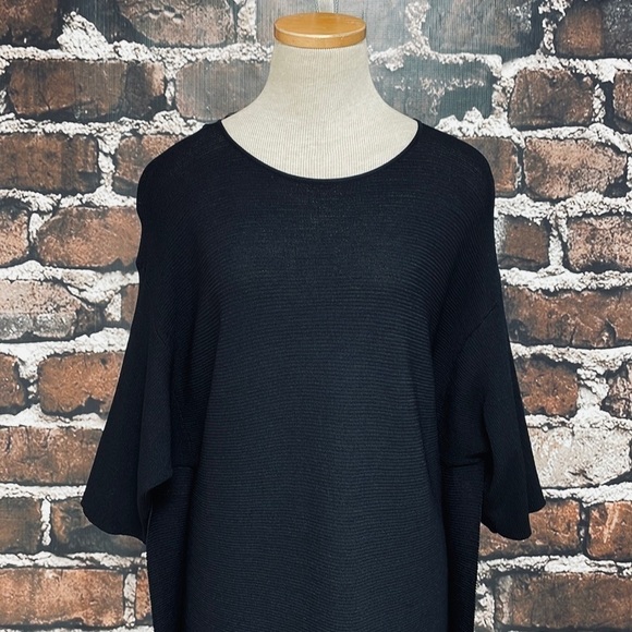 Colletta Dress NWT Black Shift Sweater Knit Size Small - Picture 10 of 12